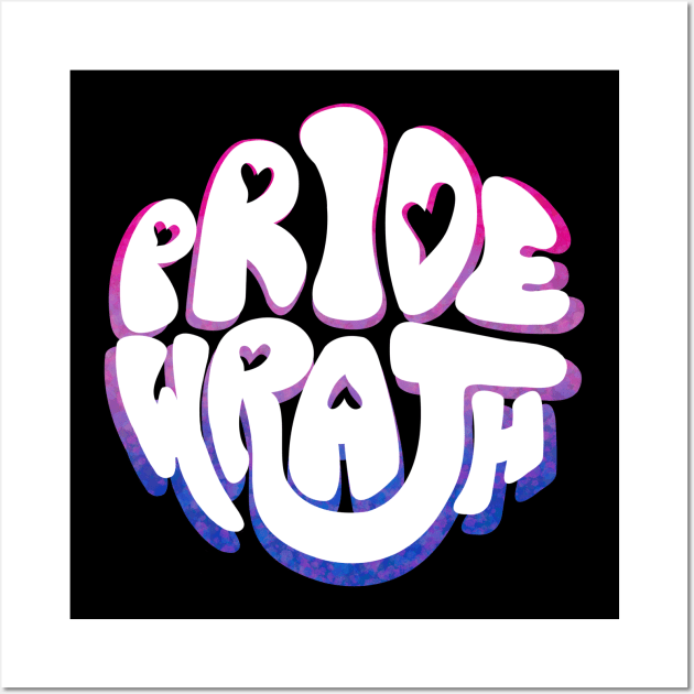 Pride and Wrath (Bi Pride) Wall Art by Labrattish